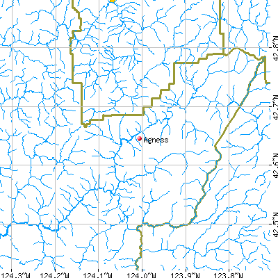 Agness map
