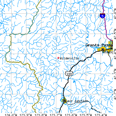 Wilderville map