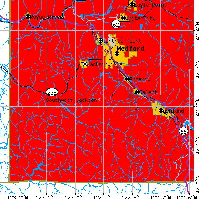 Southwest Jackson map