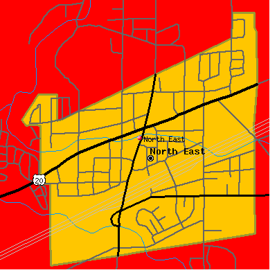 North East map