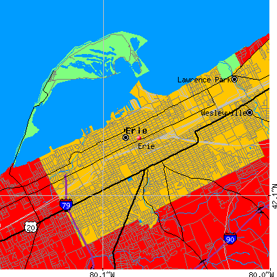 Erie map