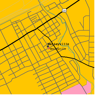Wesleyville map