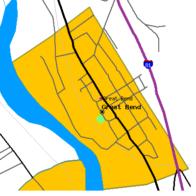 Great Bend map