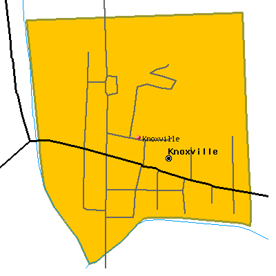 Knoxville map