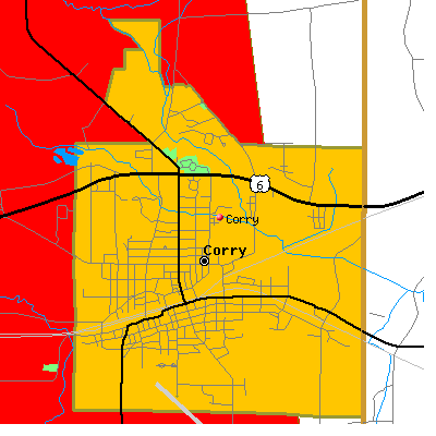 Corry map