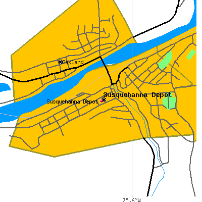 Susquehanna Depot map