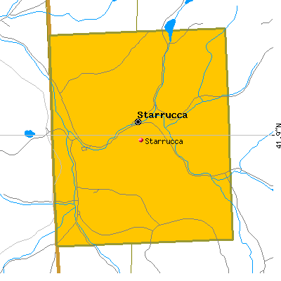 Starrucca map