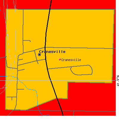 Cranesville map