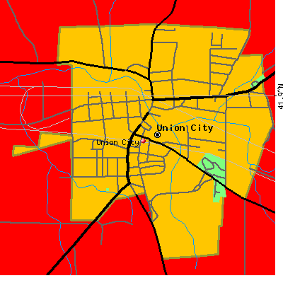 Union City map