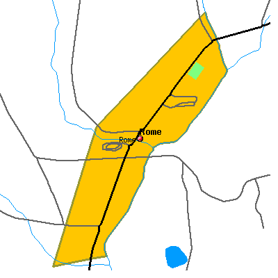 Rome map