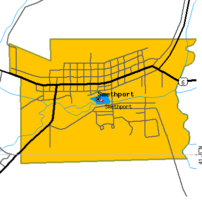 Smethport map