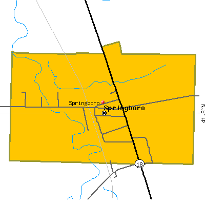 Springboro map