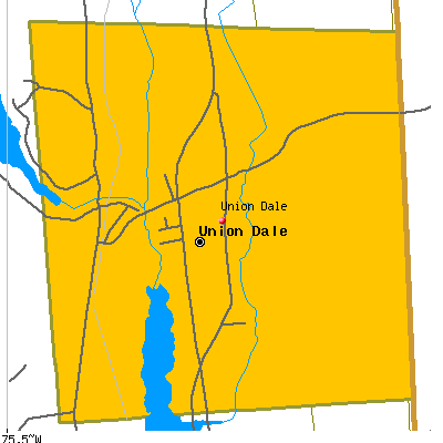Union Dale map