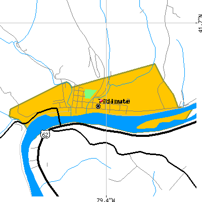 Tidioute map