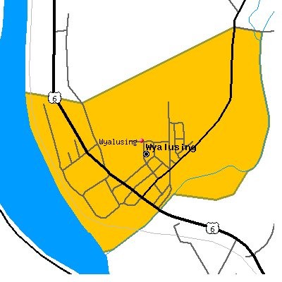 Wyalusing map