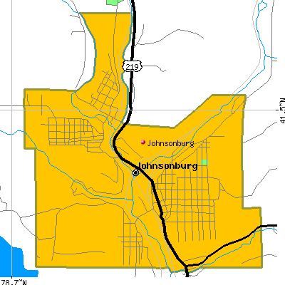 Johnsonburg map