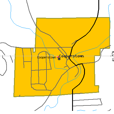 Cooperstown map