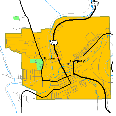 Ridgway map