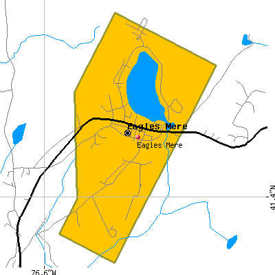 Eagles Mere map