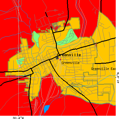 Greenville map