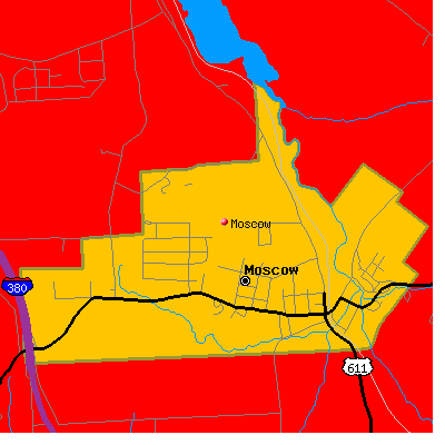 Moscow map
