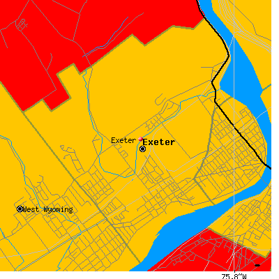 Exeter map