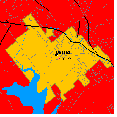 Dallas map