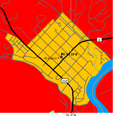 Milford map
