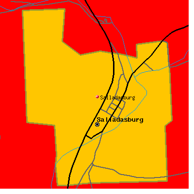 Salladasburg map