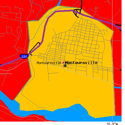 Montoursville map