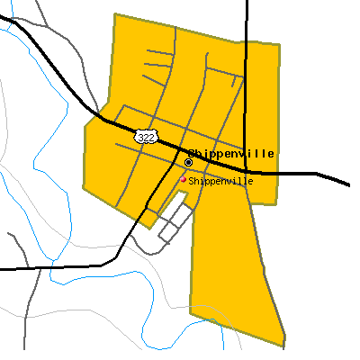 Shippenville map