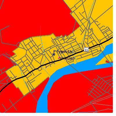 Plymouth map