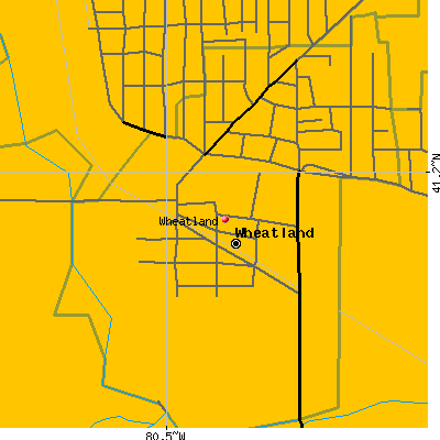 Wheatland map