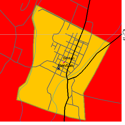 Benton map
