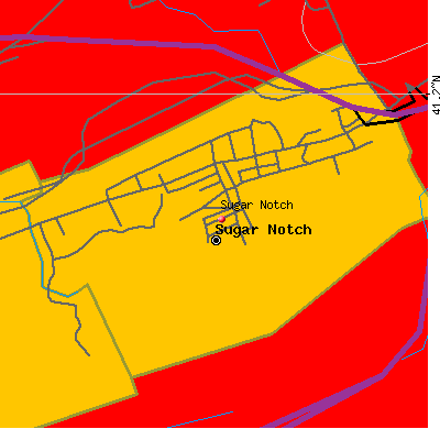 Sugar Notch map