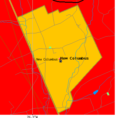 New Columbus map