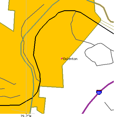 Emlenton map