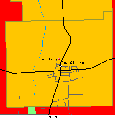 Eau Claire map