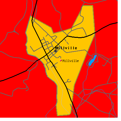 Millville map