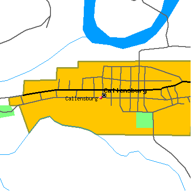 Callensburg map