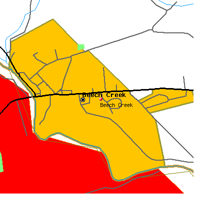 Beech Creek map