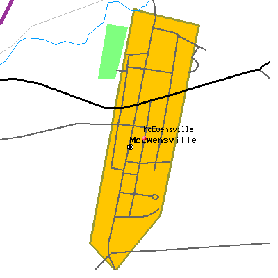 McEwensville map