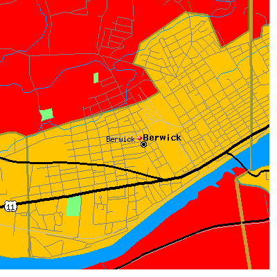 Berwick map