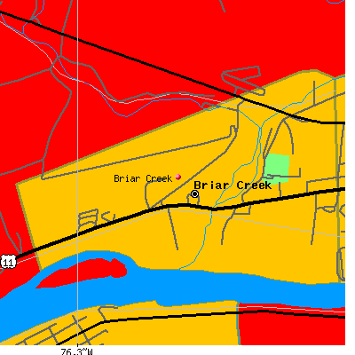 Briar Creek map