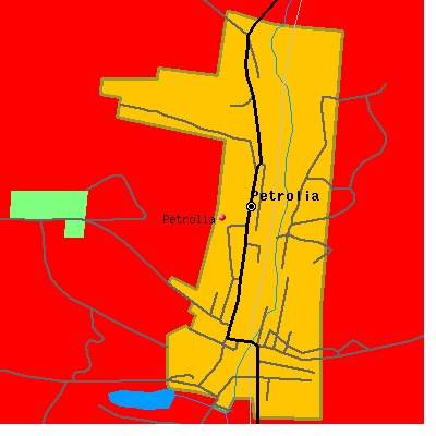 Petrolia map