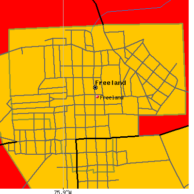 Freeland map