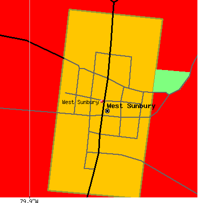 West Sunbury map
