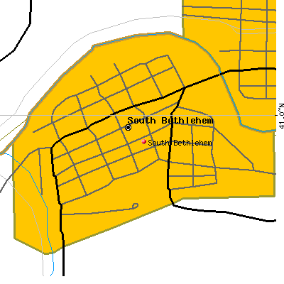South Bethlehem map