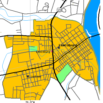 Lewisburg map