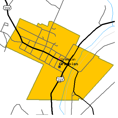 Grampian map